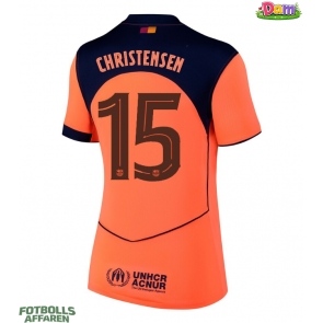 Barcelona Andreas Christensen #15 Tredje Tröja Kvinnor 2025-26 Kortärmad